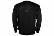 Photo6: BULL TERRIER Sweatshirt BORN TO FIGHT Black/Black (6)