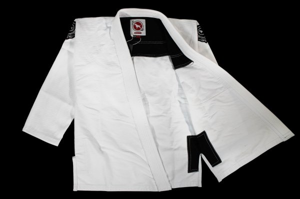 Photo2: BULLTERRIER Jiu-Jitsu Gi MEDLIGHT R3 White (2)