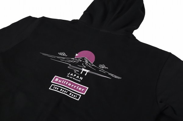 Photo4: BULL TERRIER Hoodie Zip Parka JAPAN Black (4)