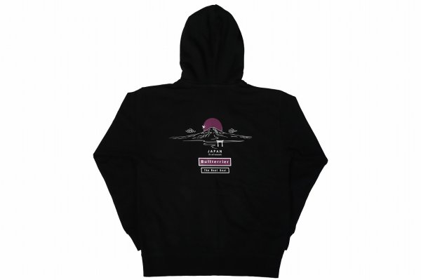 Photo2: BULL TERRIER Hoodie Zip Parka JAPAN Black (2)