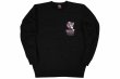 Photo1: BULL TERRIER Sweatshirt JAPAN Black (1)