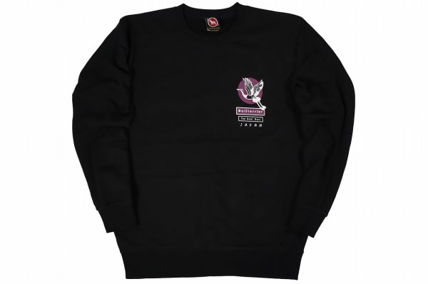 Photo1: BULL TERRIER Sweatshirt JAPAN Black (1)