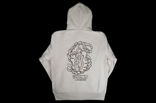 Photo2: BULL TERRIER Zip Hoodie Parka TORAH Light Beige (2)