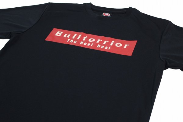 Photo3: BULL TERRIER Dry Fit T-Shirt BASIC LOGO Black (3)