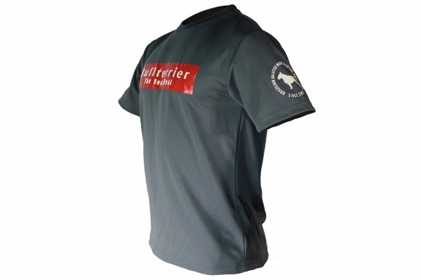 Photo5: BULL TERRIER Dry Fit T-Shirt BASIC LOGO Gray (5)