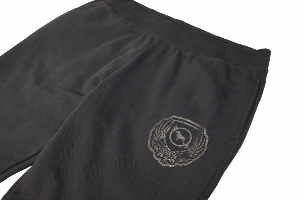 Photo3: BULL TERRIER Sweatpants BASIC Black/Black (3)