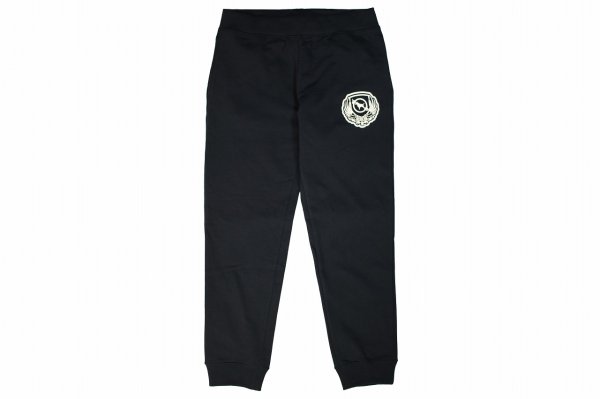 Photo1: BULL TERRIER Sweatpants BASIC Black (1)