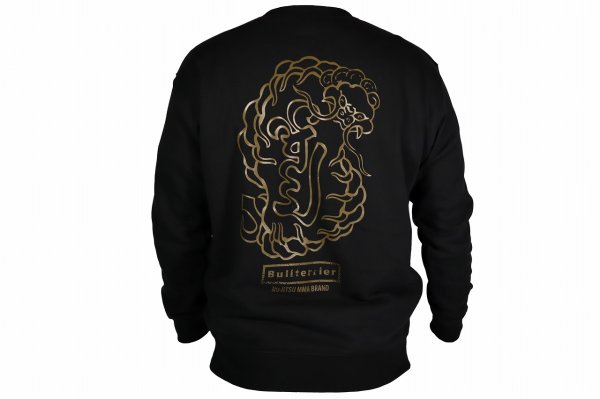 Photo6: BULL TERRIER Sweatshirt TORAH Black (6)