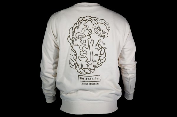 Photo6: BULL TERRIER Sweatshirt TORAH Light Beige (6)