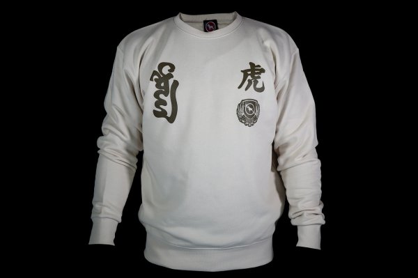 Photo4: BULL TERRIER Sweatshirt TORAH Light Beige (4)