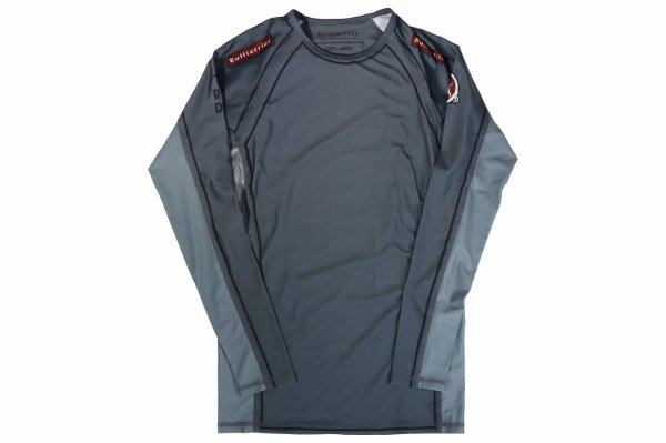 Photo4: BULL TERRIER Rash Guard TRADITIONAL Long Sleeve Steel (4)