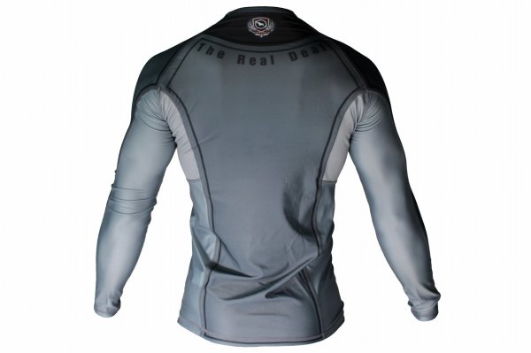 Photo3: BULL TERRIER Rash Guard TRADITIONAL Long Sleeve Steel (3)