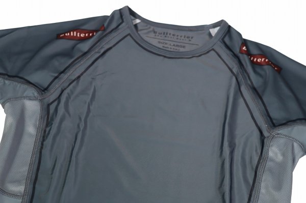 Photo6: BULL TERRIER Rash Guard TRADITIONAL Short Sleeve Steel (6)