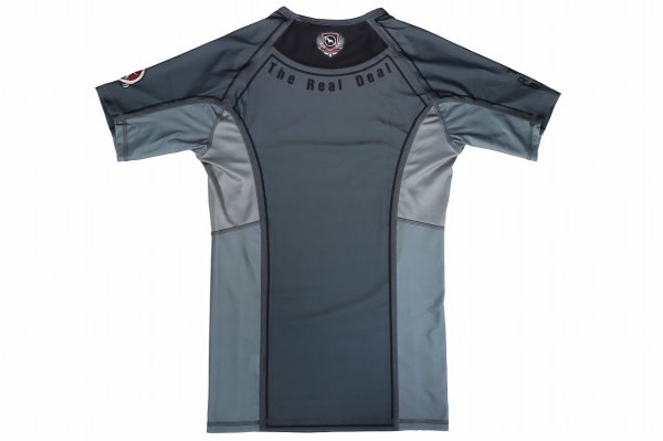 Photo5: BULL TERRIER Rash Guard TRADITIONAL Short Sleeve Steel (5)