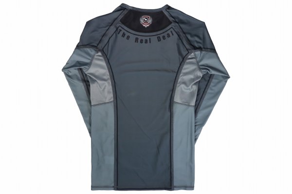 Photo5: BULL TERRIER Rash Guard TRADITIONAL Long Sleeve Steel (5)