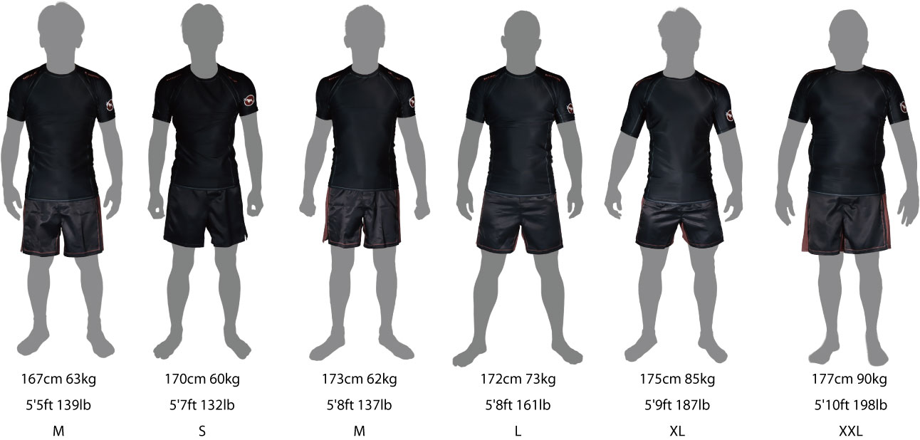 Bull Terrier Rash Guards Size Guide