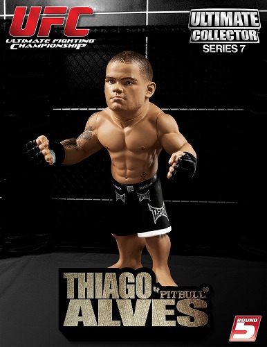 THIAGO ALVES ROUND 5 SERIES 7 ULTIMATE COLLECTORS UFC REGULAR EDITION FIGURE 