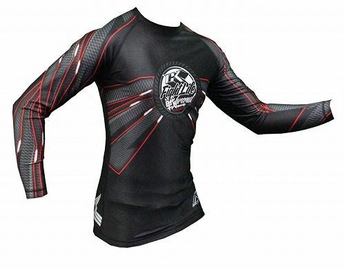 contract killer rashguard long sleeve hybrid black