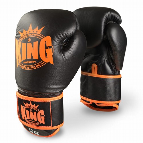 Top king boxing gloves BGK11 Black / Orange Fighters Shop Bull Terrier