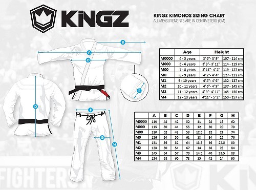 Bull Terrier Gi Size Chart