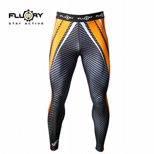 orange compression tights