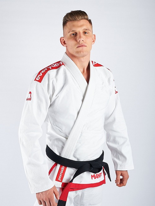 Manto T-Shirt Martial Arts White BJJ Brazilian Jiu Jitsu MMA Casual Tee Training 