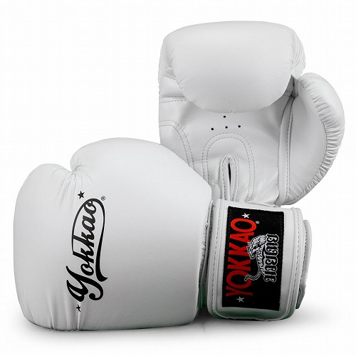 Download Yokkao Boxing Glove VERTIGO White - Fighters Shop Bull Terrier