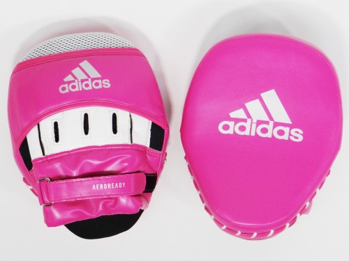 luva adidas rosa