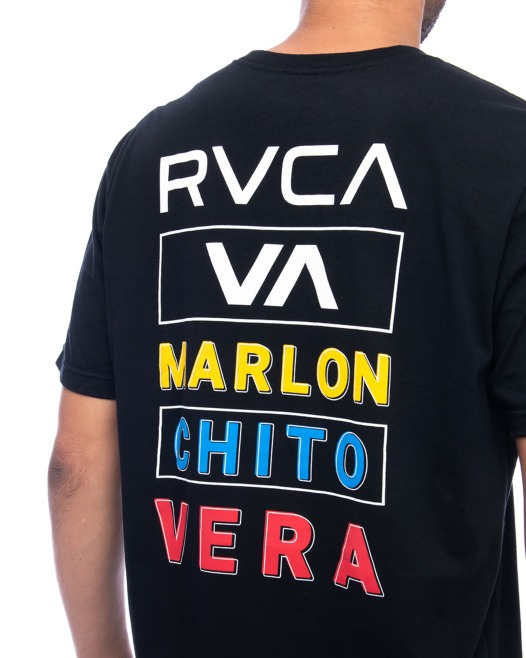 RVCA T-Shirt CHITO VERA COLLECTION Chito Patch Tee Black